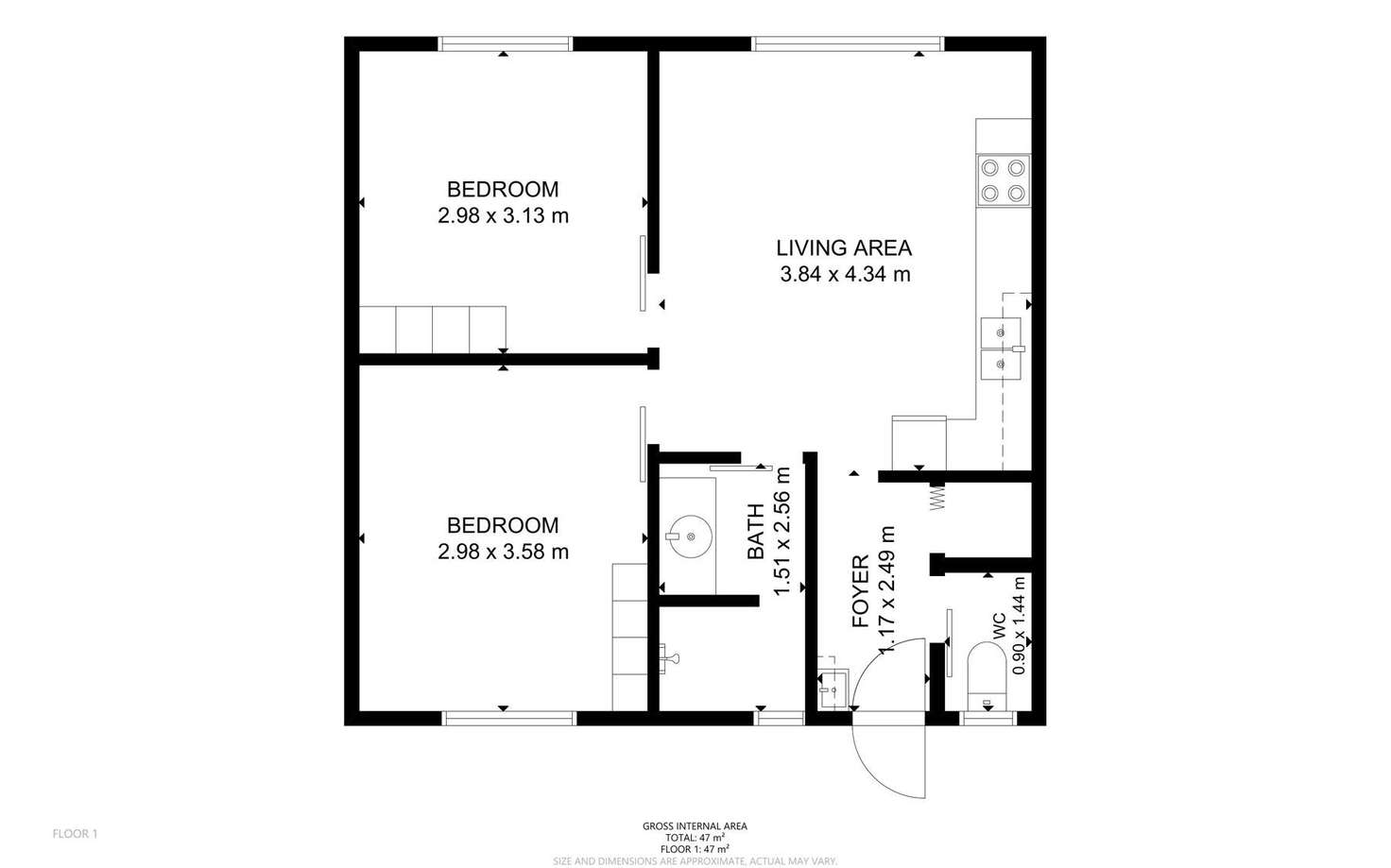 Floorplan of Homely unit listing, 7/2 Logie Street, Toowoomba City QLD 4350