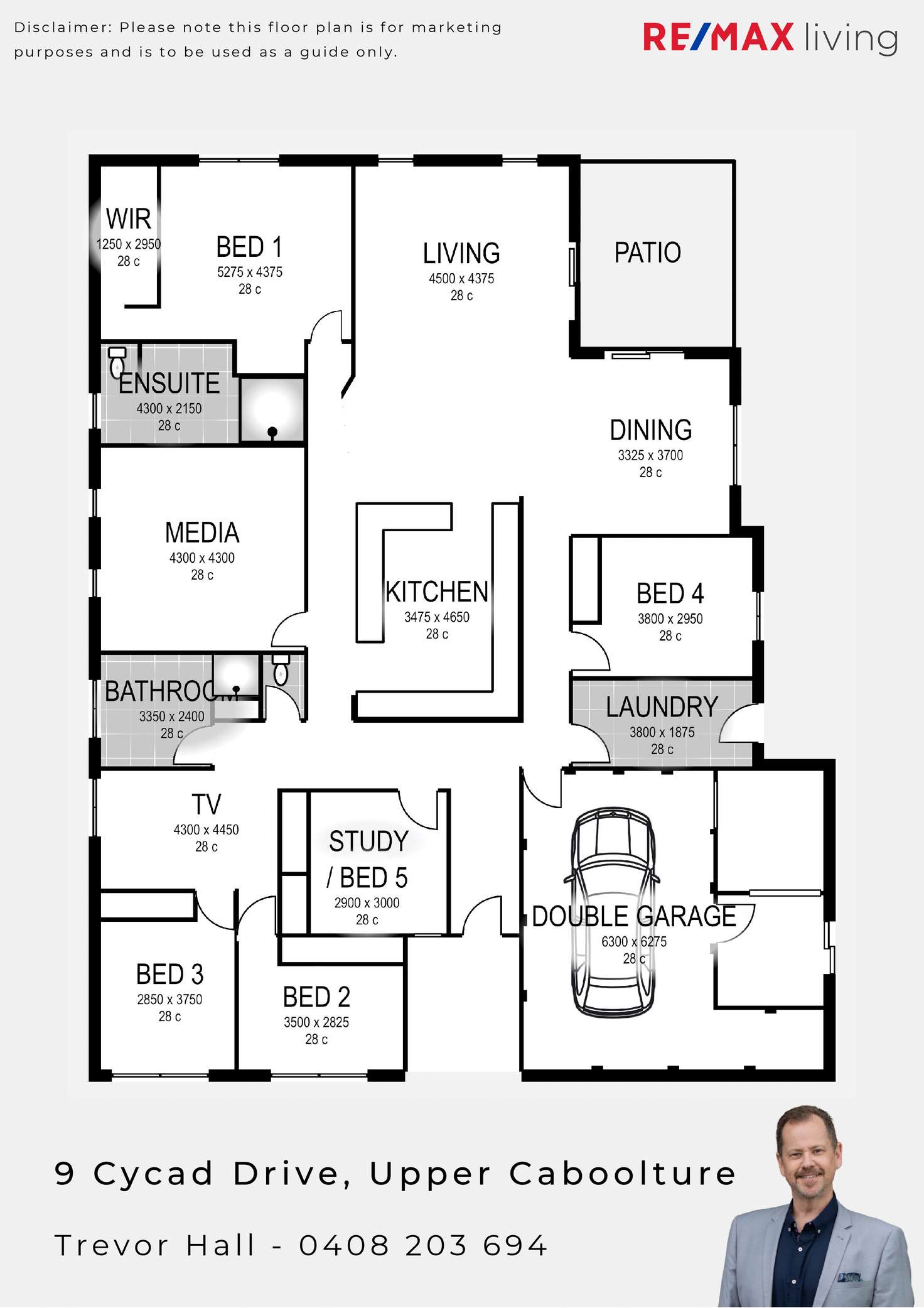 Floorplan of Homely house listing, 9 Cycad Drive, Upper Caboolture QLD 4510