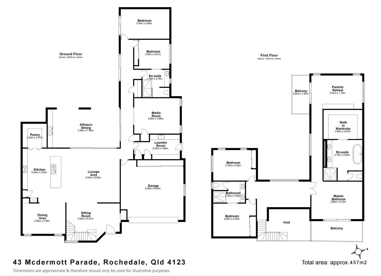 Floorplan of Homely house listing, 43 McDermott Parade, Rochedale QLD 4123