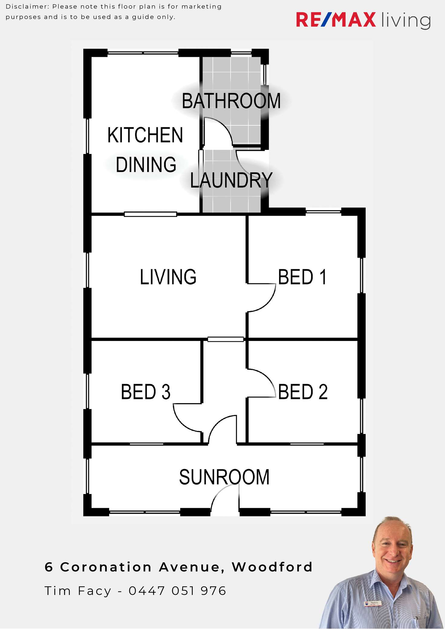 Floorplan of Homely house listing, 6 Coronation Avenue, Woodford QLD 4514