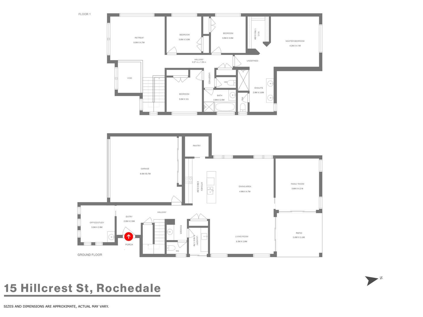 Floorplan of Homely house listing, 15 Hillcrest Street, Rochedale QLD 4123