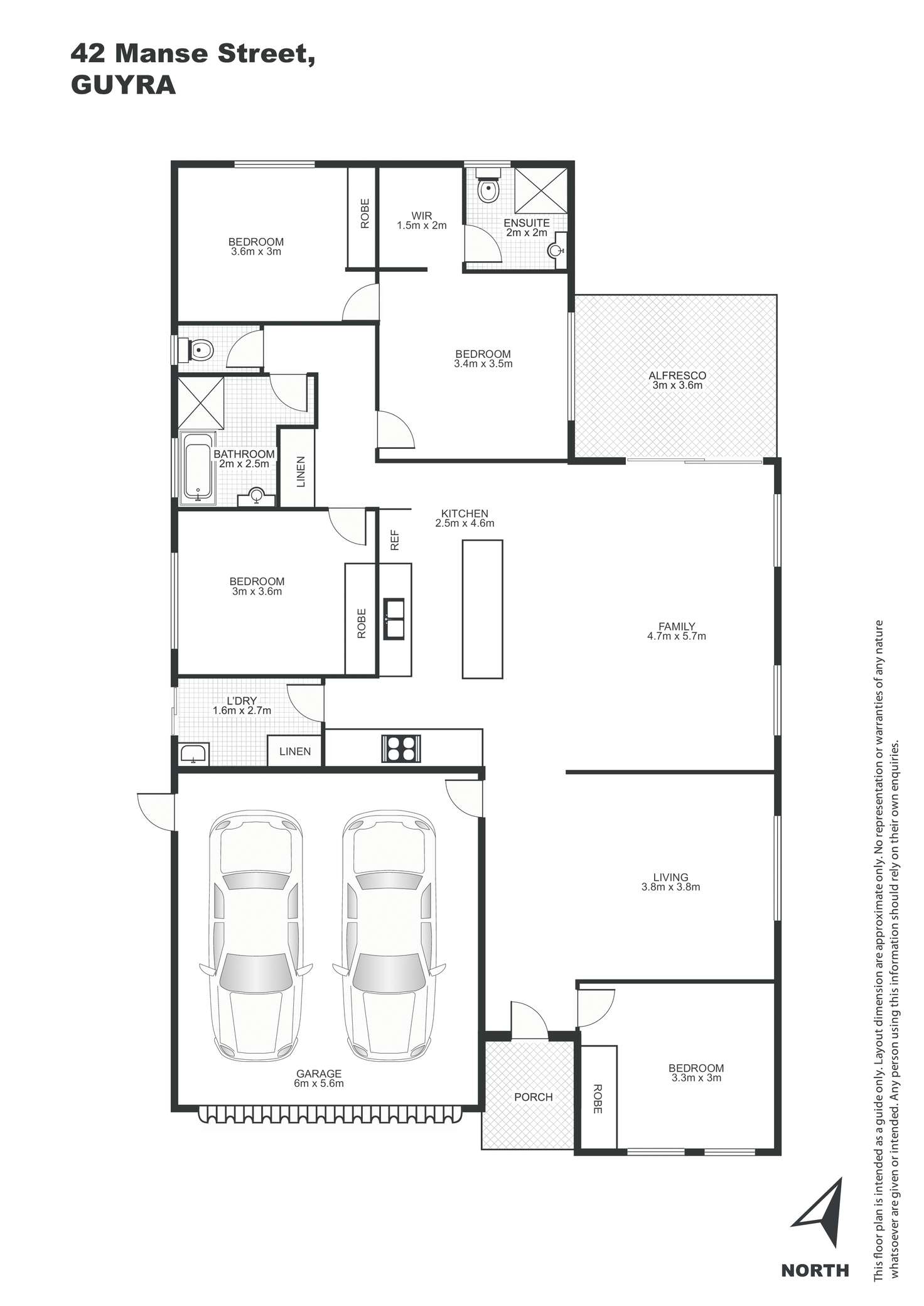 Floorplan of Homely house listing, 42 Manse Street, Guyra NSW 2365