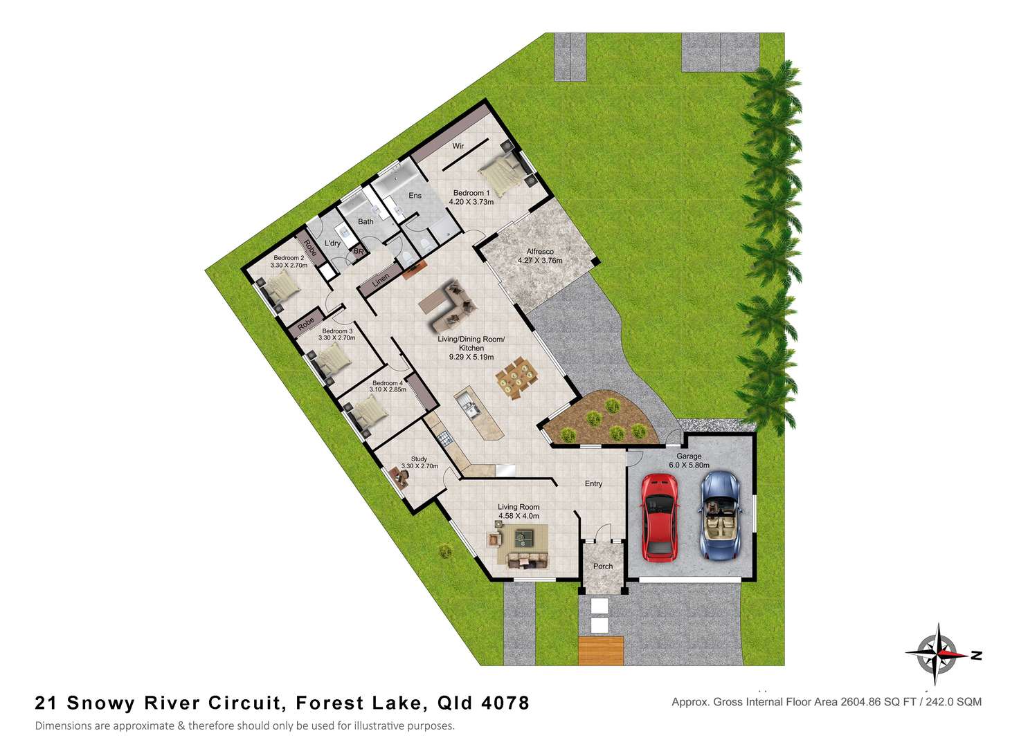 Floorplan of Homely house listing, 21 Snowy River Cct, Forest Lake QLD 4078