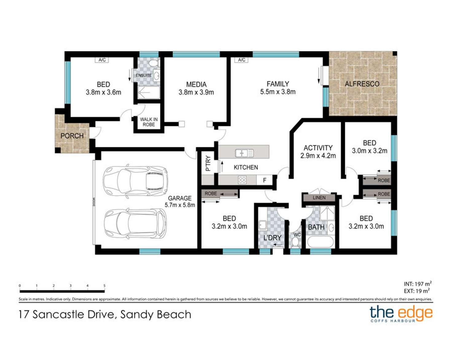 Floorplan of Homely house listing, 17 Sandcastle Drive, Sandy Beach NSW 2456