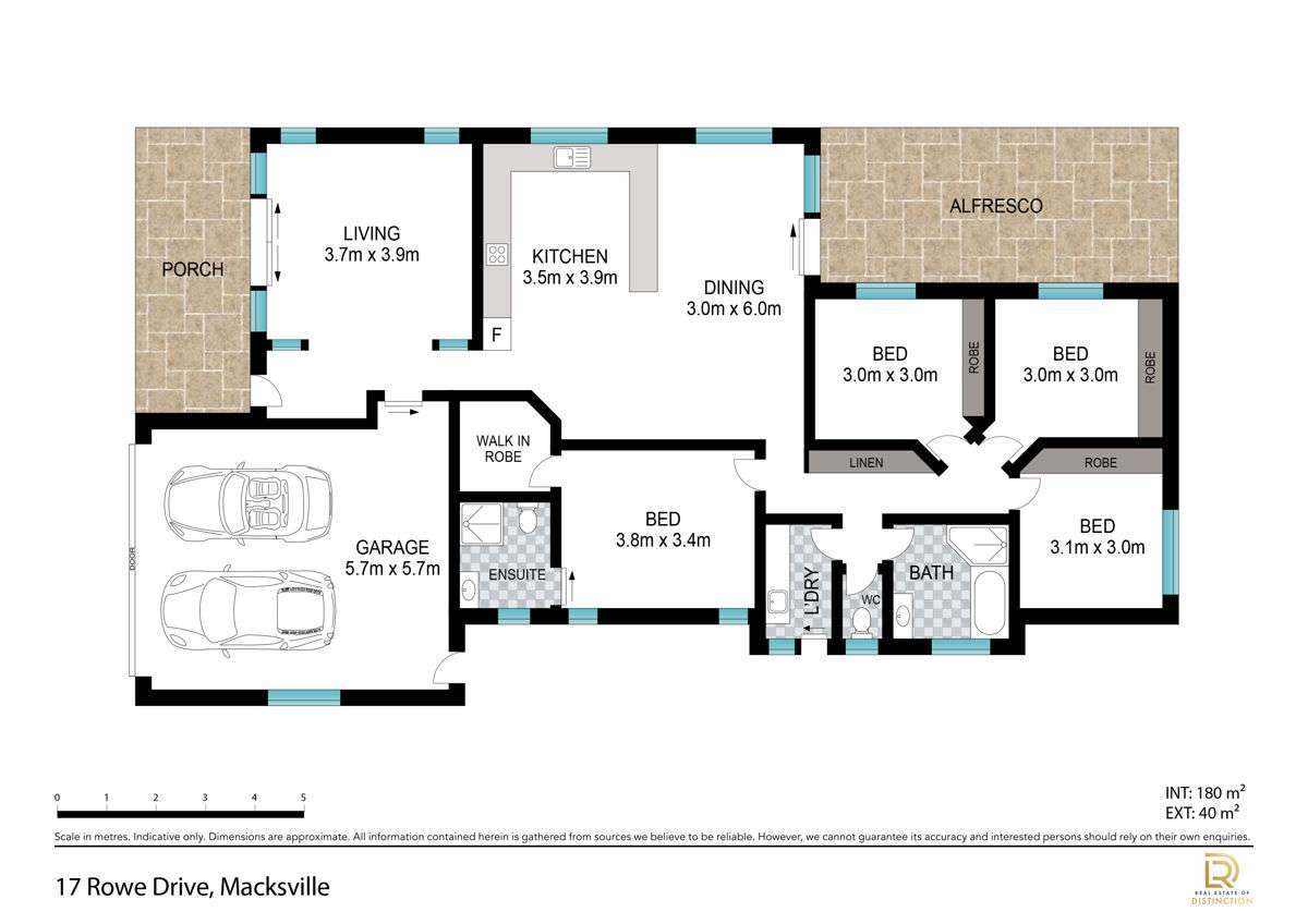 Floorplan of Homely house listing, 17 Rowe Drive, Macksville NSW 2447