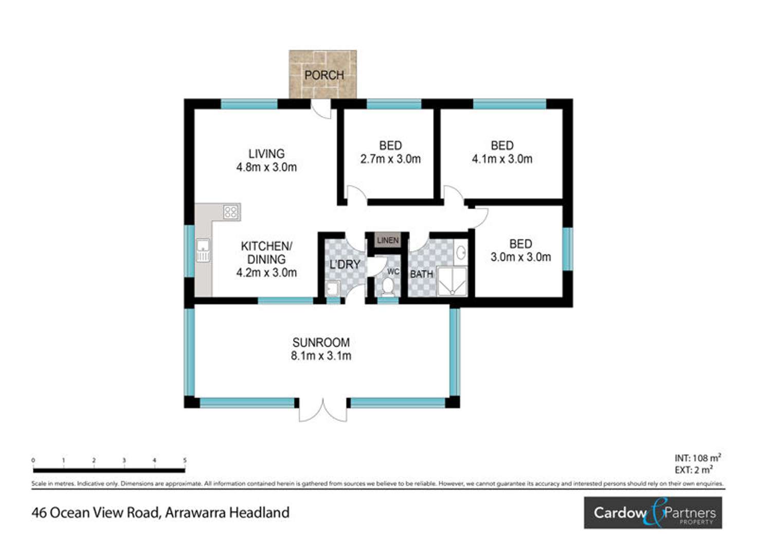 Floorplan of Homely house listing, 46 Ocean View Road, Arrawarra Headland NSW 2456
