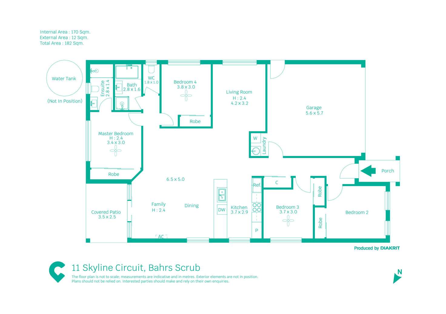 Floorplan of Homely house listing, 11 Skyline Circuit, Bahrs Scrub QLD 4207
