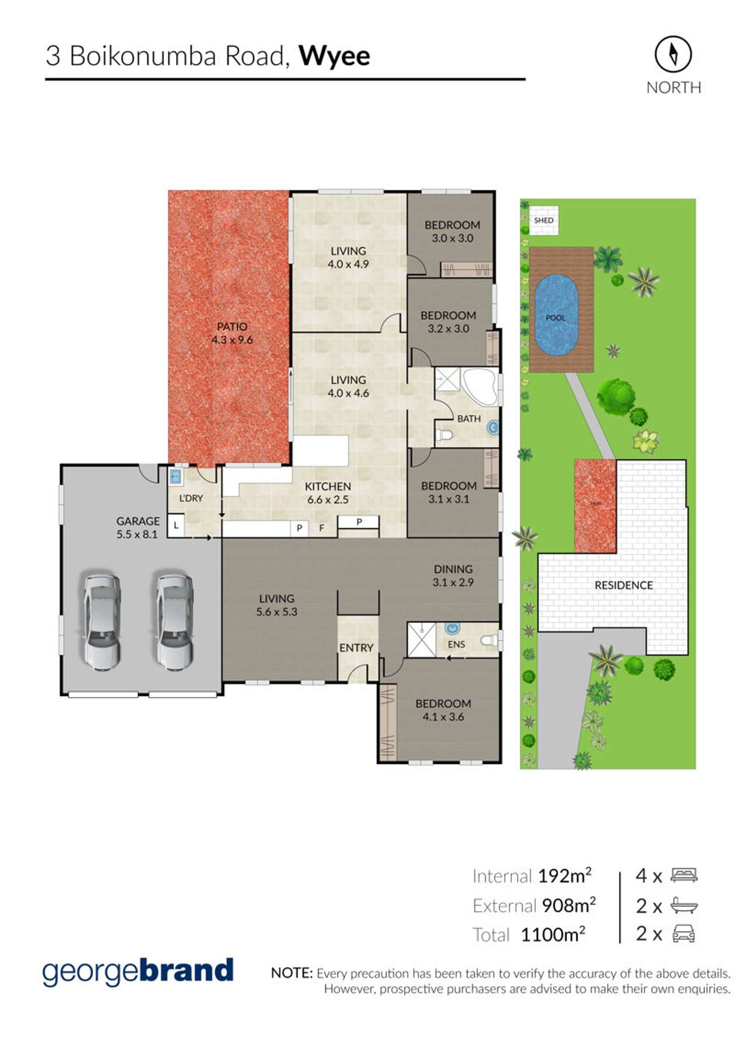 Floorplan of Homely house listing, 3 Boikonumba Rd, Wyee NSW 2259