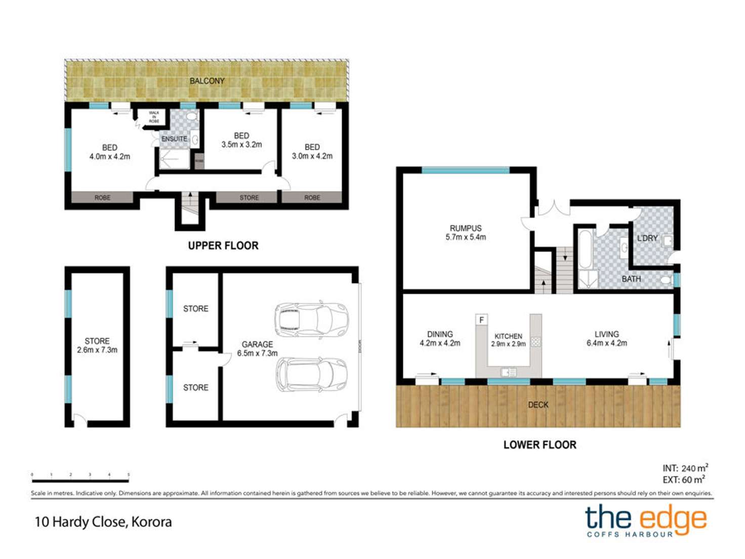 Floorplan of Homely house listing, 10 Hardy Close, Korora NSW 2450