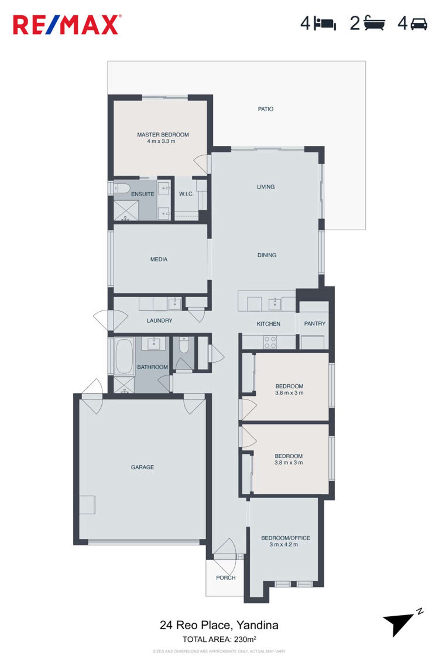 Floorplan of Homely house listing, 26 Reo Place, Yandina QLD 4561