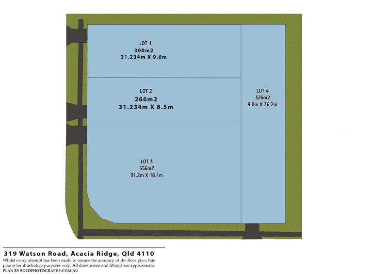 Floorplan of Homely residentialLand listing, 321 Watson Rd, Acacia Ridge QLD 4110