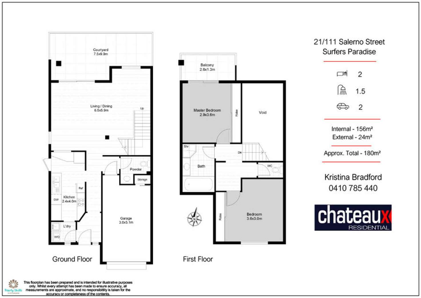 Floorplan of Homely villa listing, 21/111 Salerno Street, Isle Of Capri QLD 4217