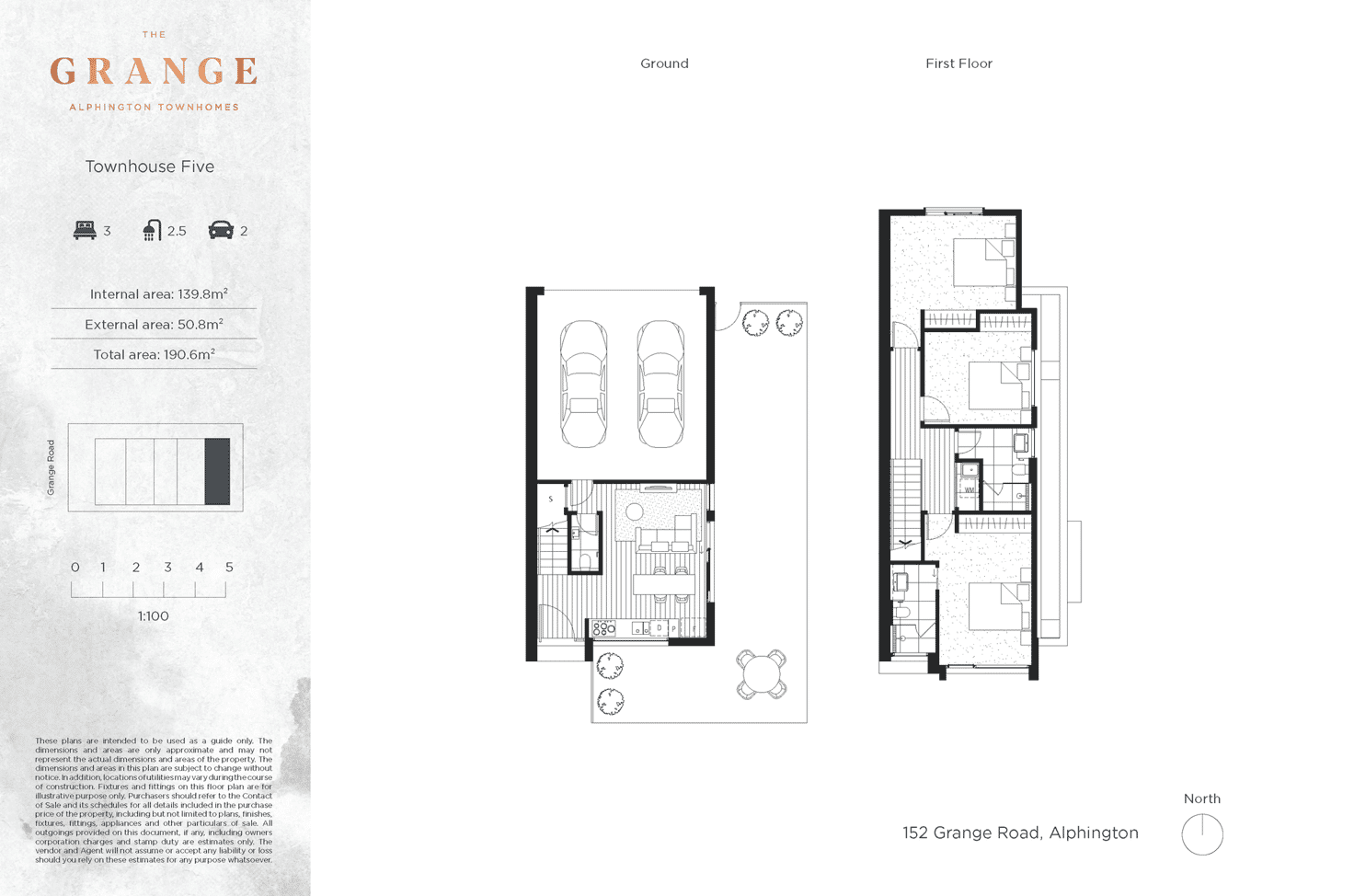 Floorplan of Homely townhouse listing, 5/152 Grange Road, Alphington VIC 3078