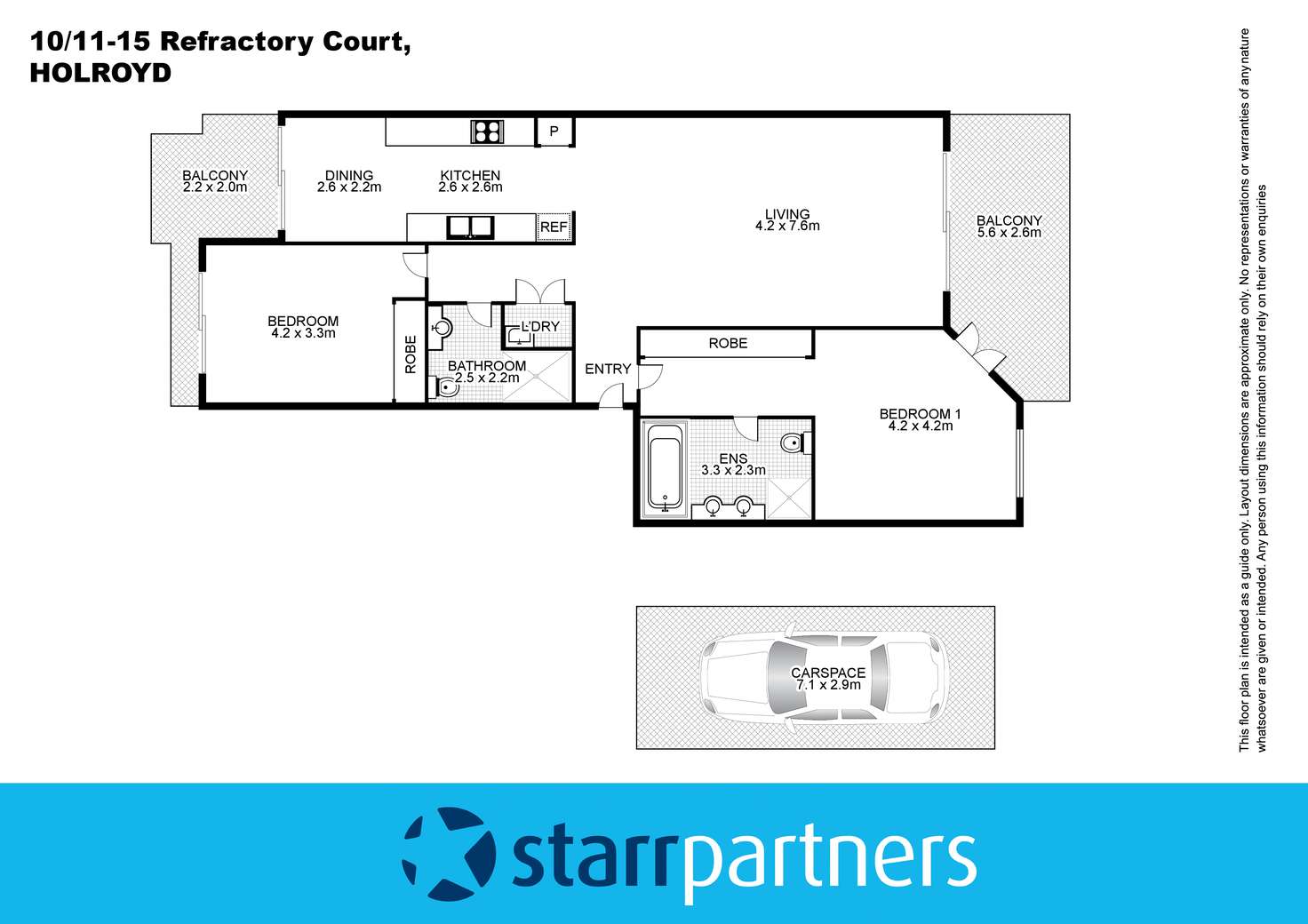 Floorplan of Homely unit listing, 10/11-15 Refractory Court, Holroyd NSW 2142