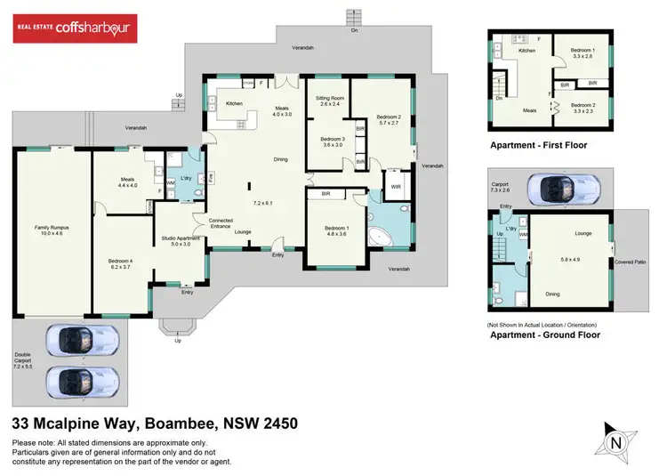 Floorplan of Homely house listing, 33 McAlpine Way, Boambee NSW 2450