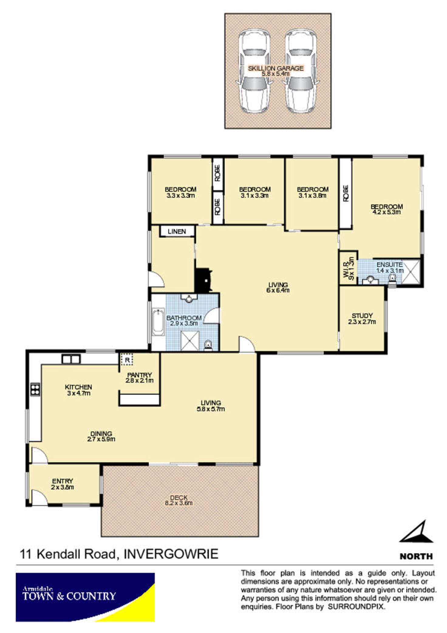 Floorplan of Homely house listing, 11 Kendall Road, Armidale NSW 2350