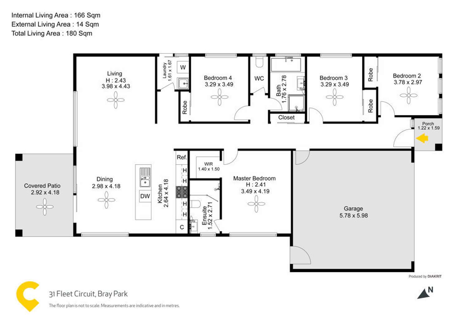 Floorplan of Homely house listing, 31 Fleet Circuit, Bray Park QLD 4500