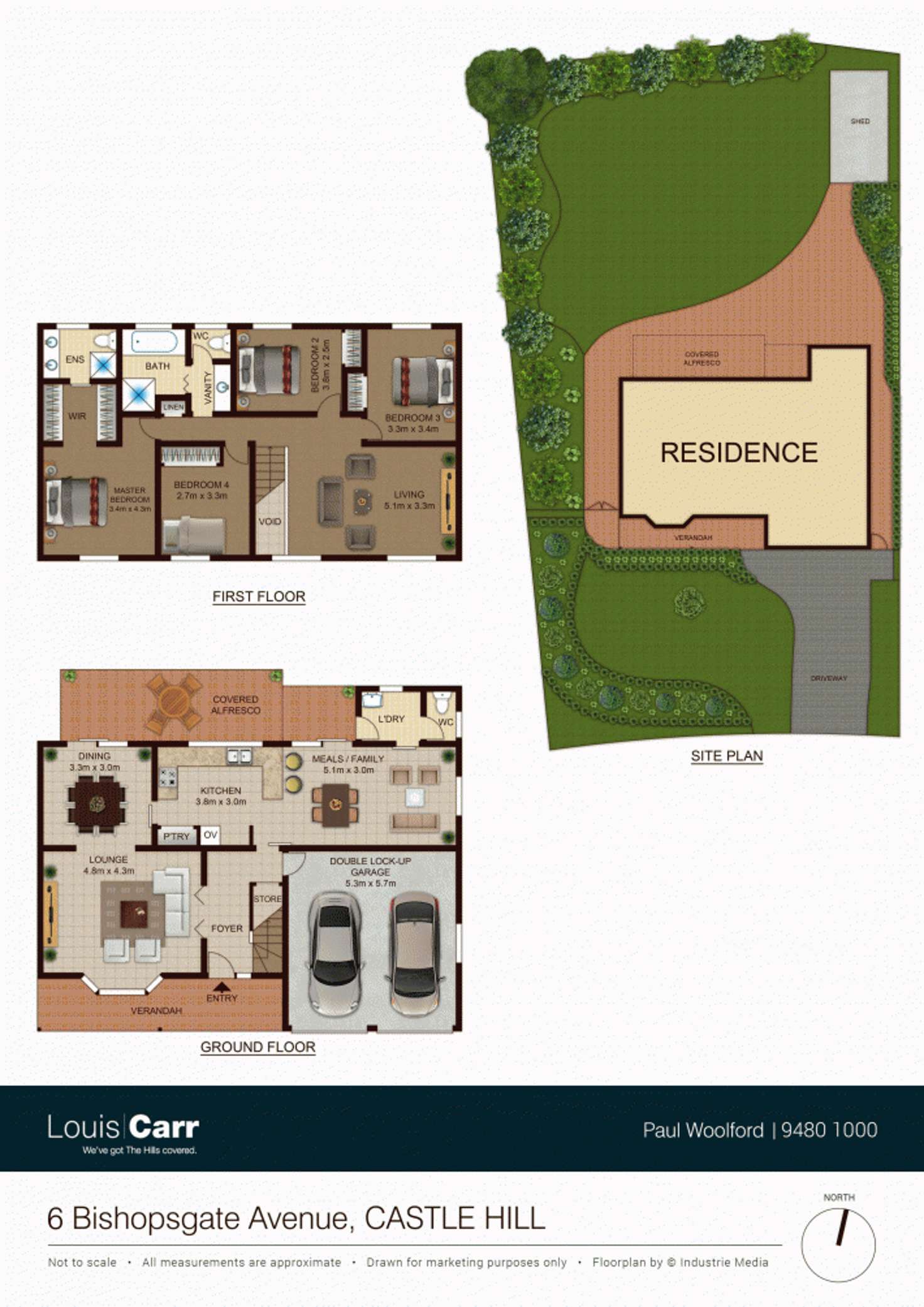 Floorplan of Homely house listing, 6 Bishopsgate Avenue, Castle Hill NSW 2154