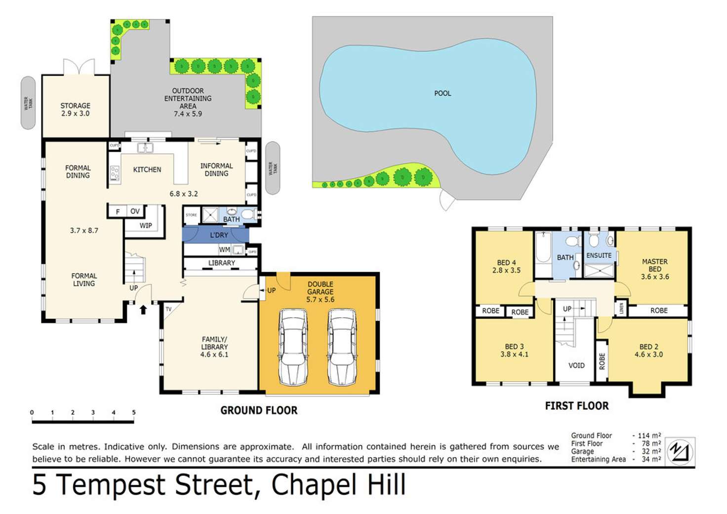 Floorplan of Homely house listing, 5 Tempest St, Chapel Hill QLD 4069