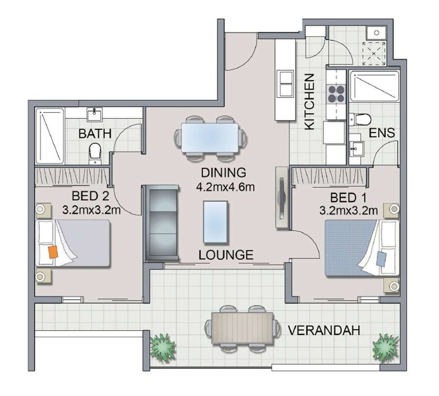Floorplan of Homely apartment listing, U18 90 Norton Street, Upper Mount Gravatt QLD 4122