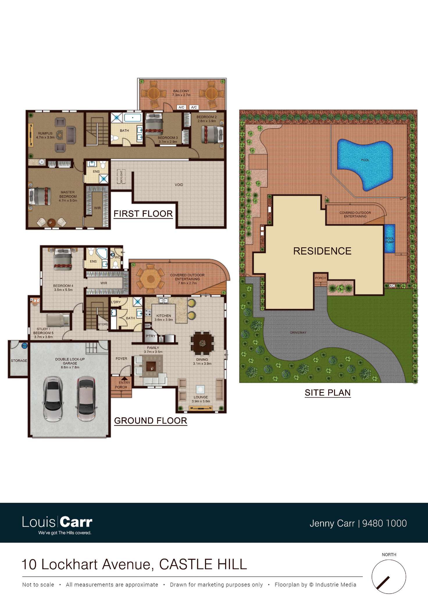 Floorplan of Homely house listing, 10 Lockhart Avenue, Castle Hill NSW 2154