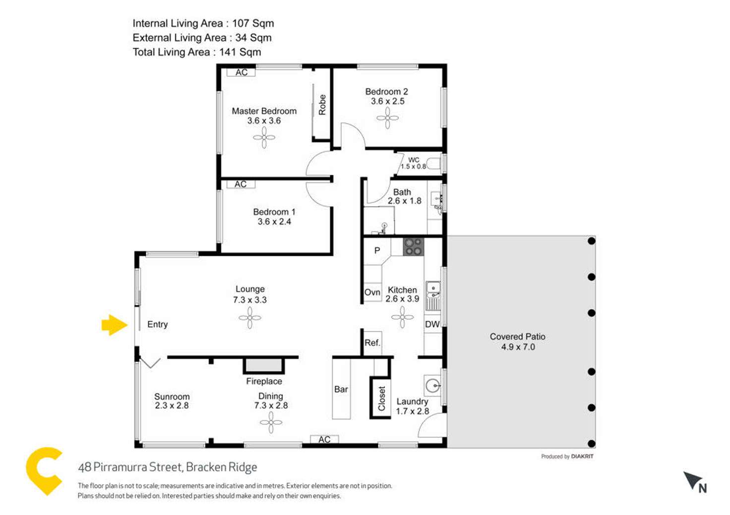 Floorplan of Homely house listing, 48 Pirramurra Street, Bracken Ridge QLD 4017