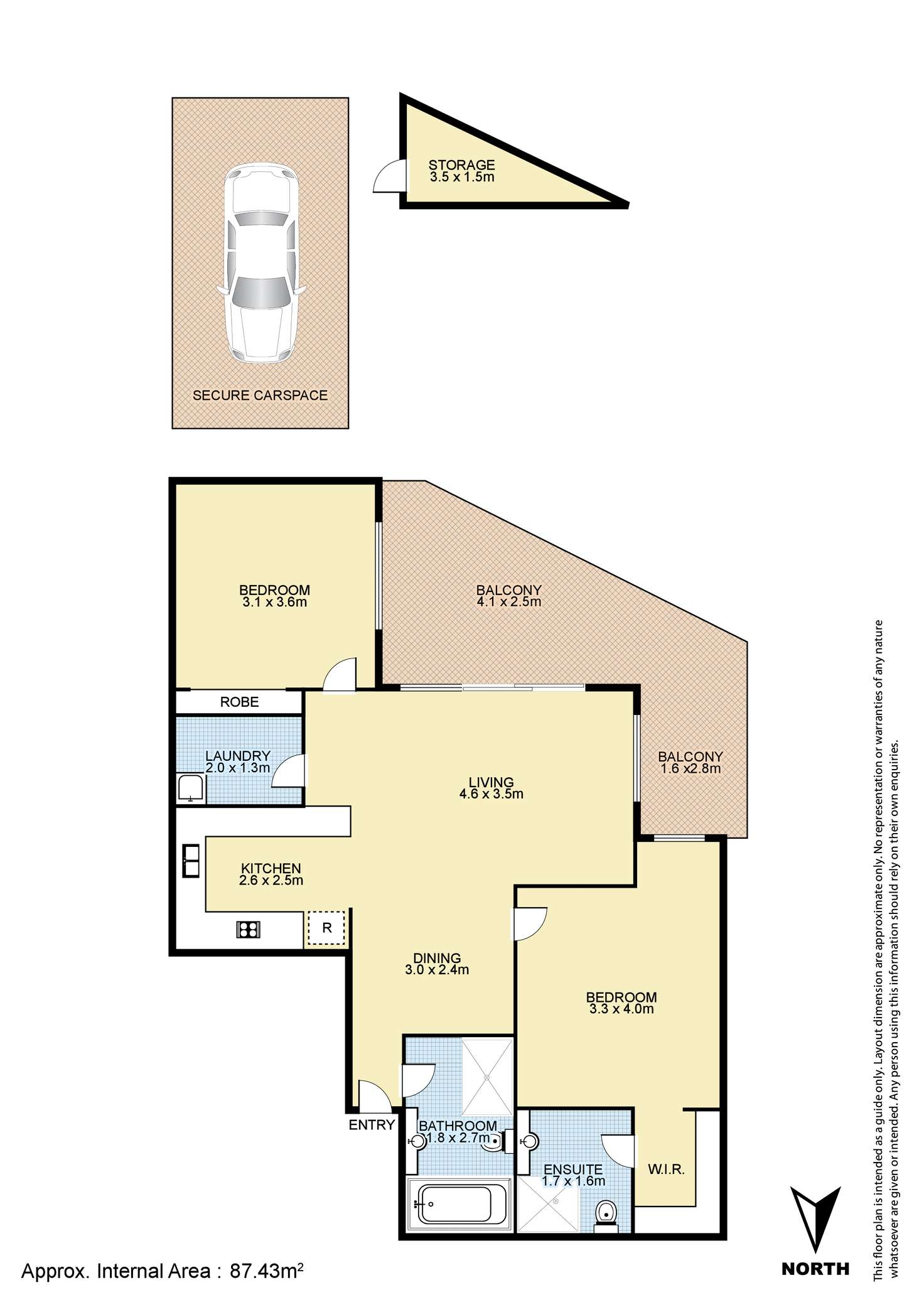 Floorplan of Homely unit listing, 20/2 Bruce Street, Blacktown NSW 2148