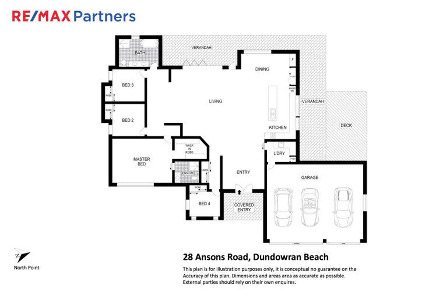 Floorplan of Homely house listing, 28 Ansons Road, Dundowran Beach QLD 4655