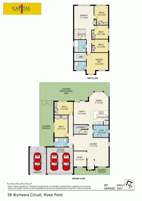 Floorplan of Homely house listing, 58 Wymeera Circuit, Wyee Point NSW 2259
