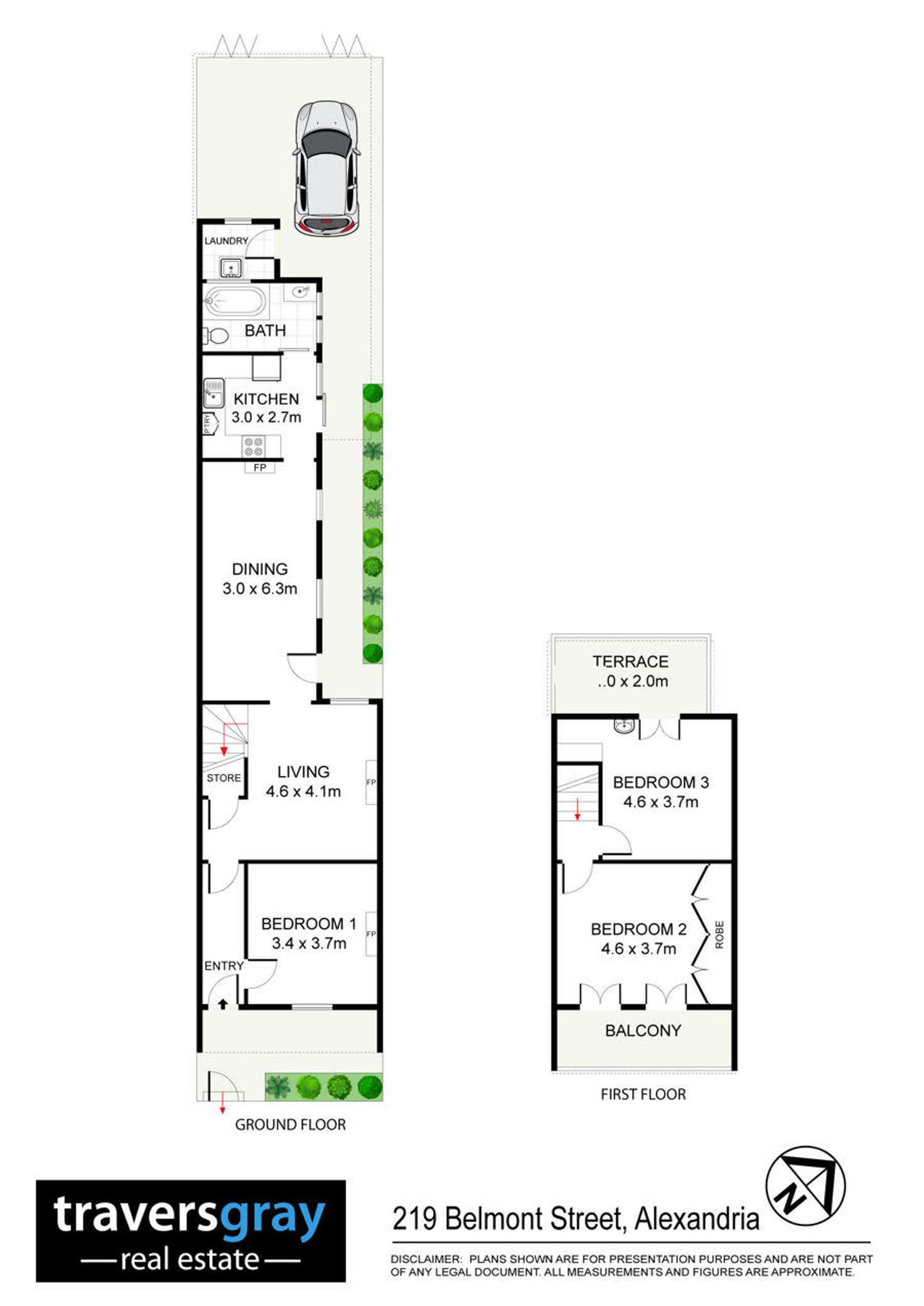 Floorplan of Homely house listing, 219 Belmont street, Alexandria NSW 2015