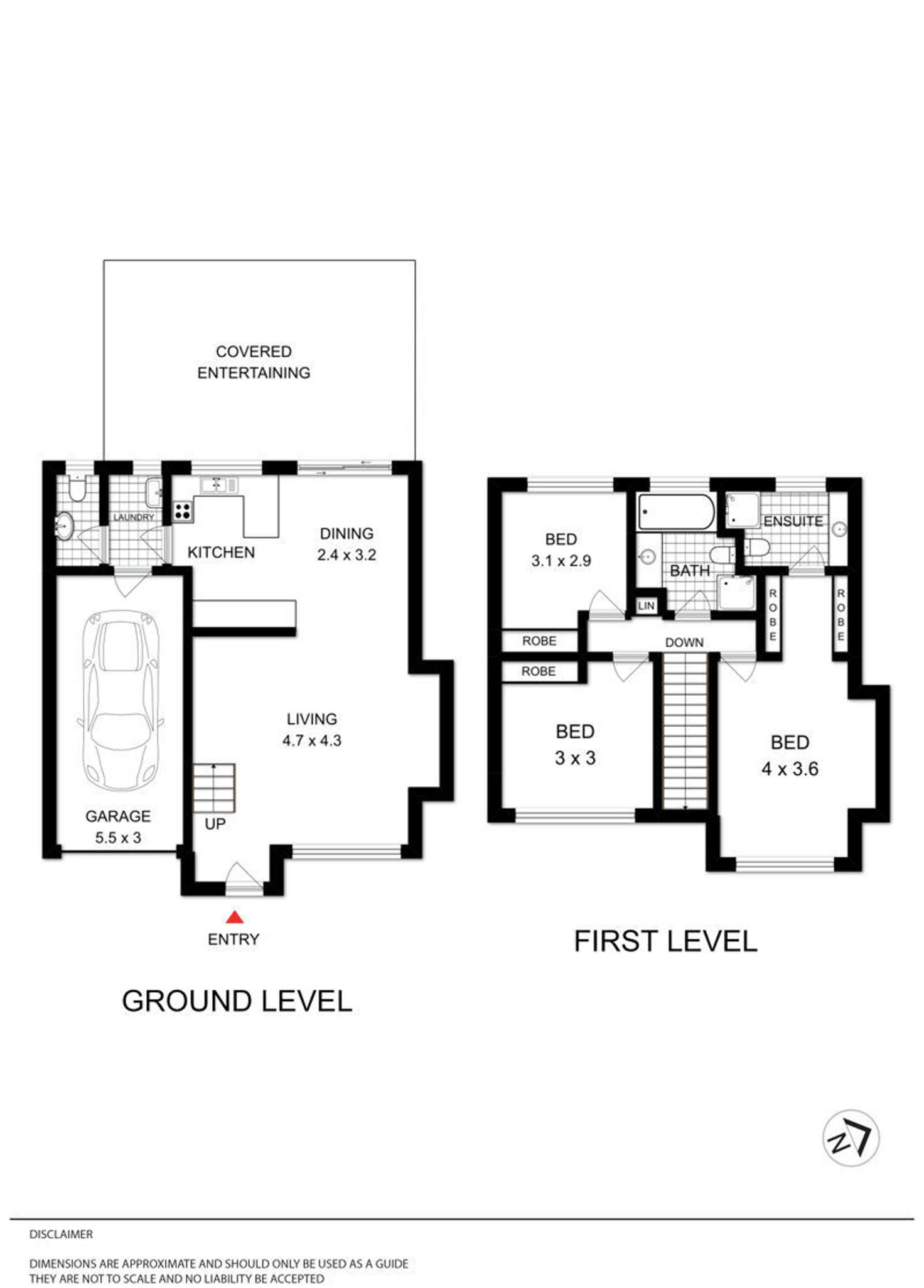 Floorplan of Homely house listing, 55 Kieren Drive, Blacktown NSW 2148