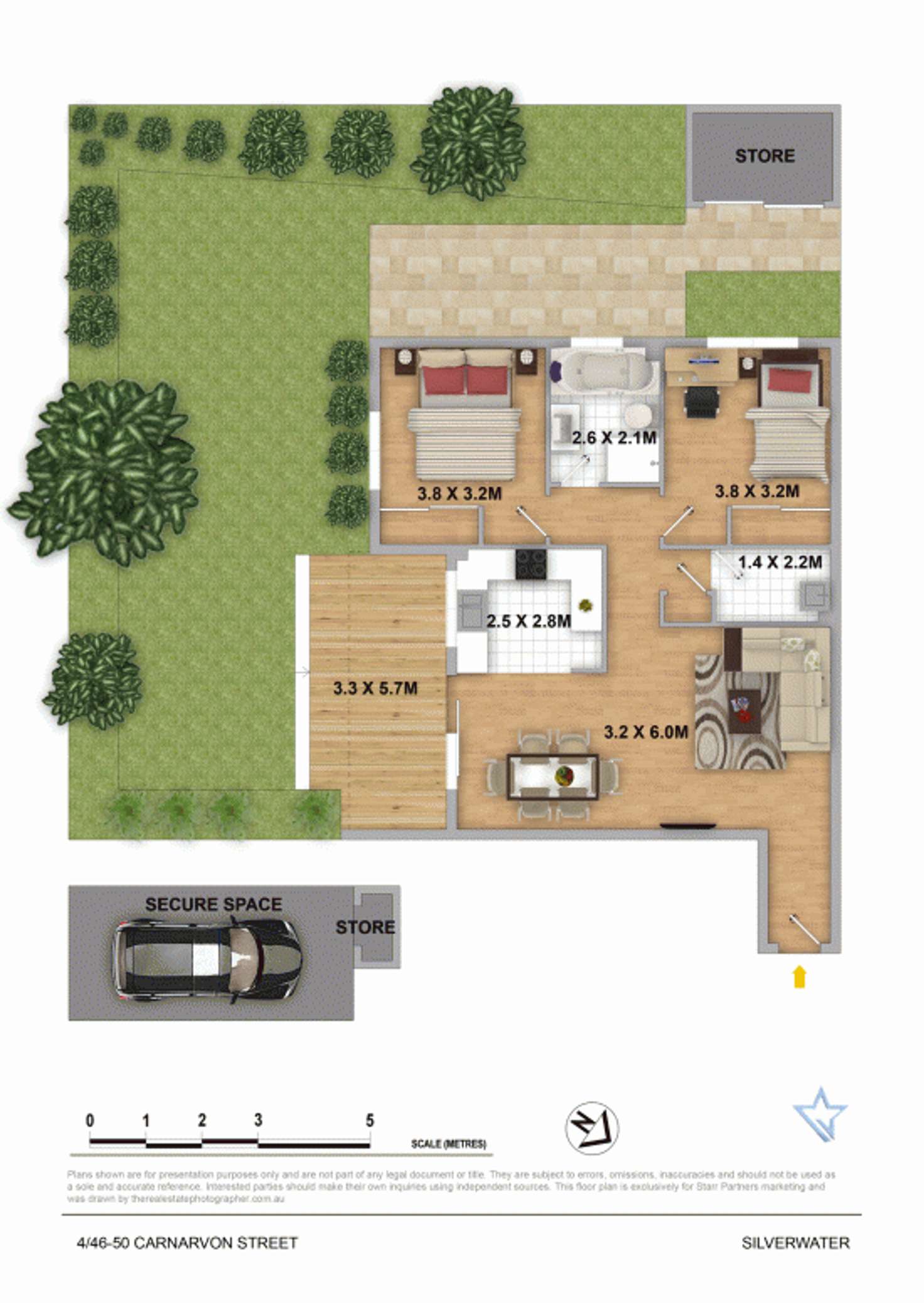 Floorplan of Homely unit listing, 4/46-48 Carnarvon Street, Silverwater NSW 2128