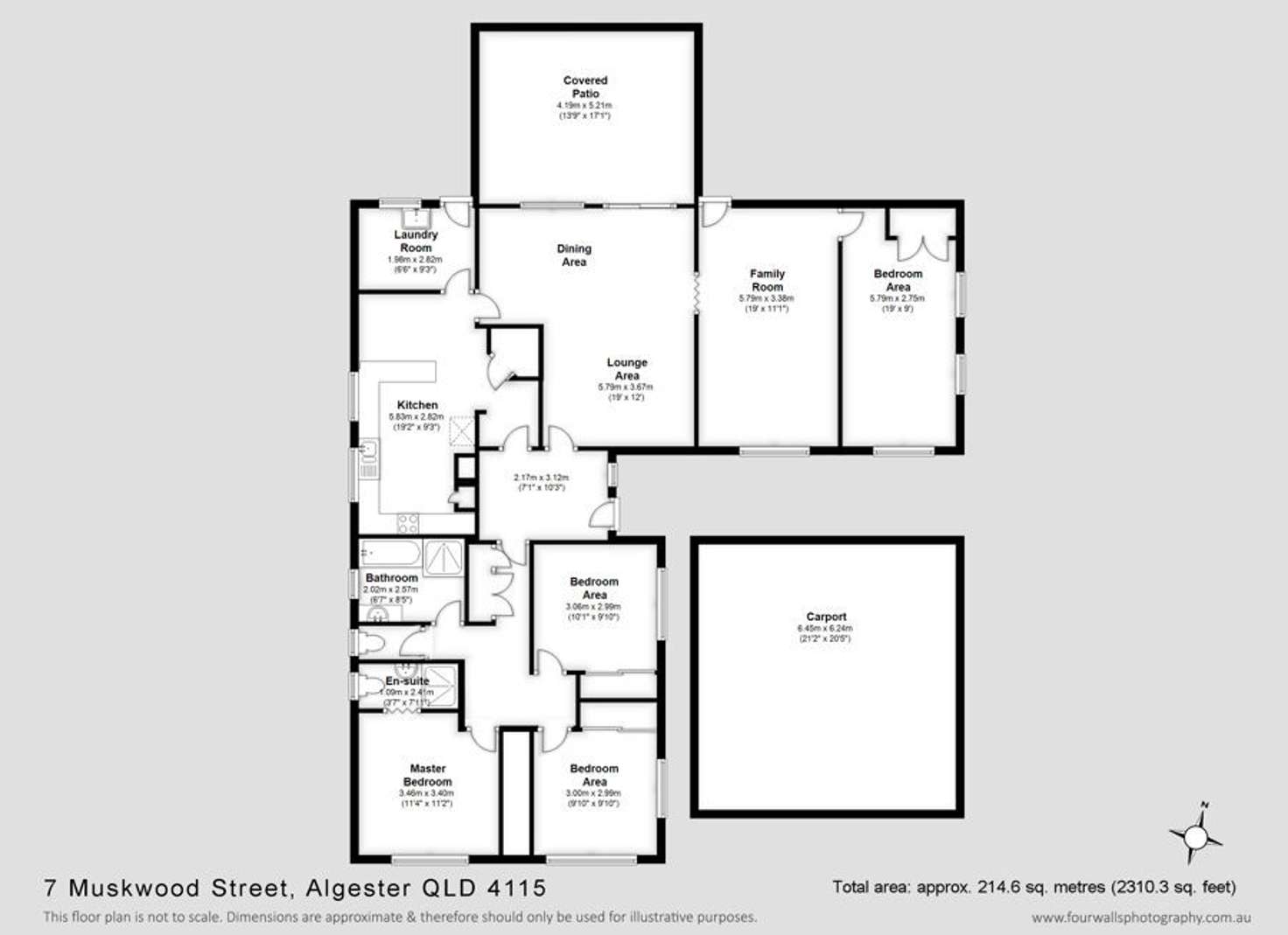 Floorplan of Homely house listing, 7 Muskwood Street, Algester QLD 4115