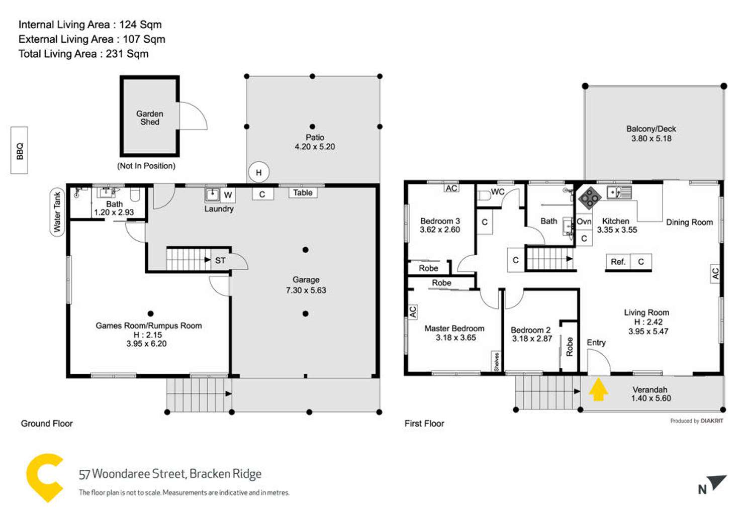 Floorplan of Homely house listing, 57 Woondaree Street, Bracken Ridge QLD 4017