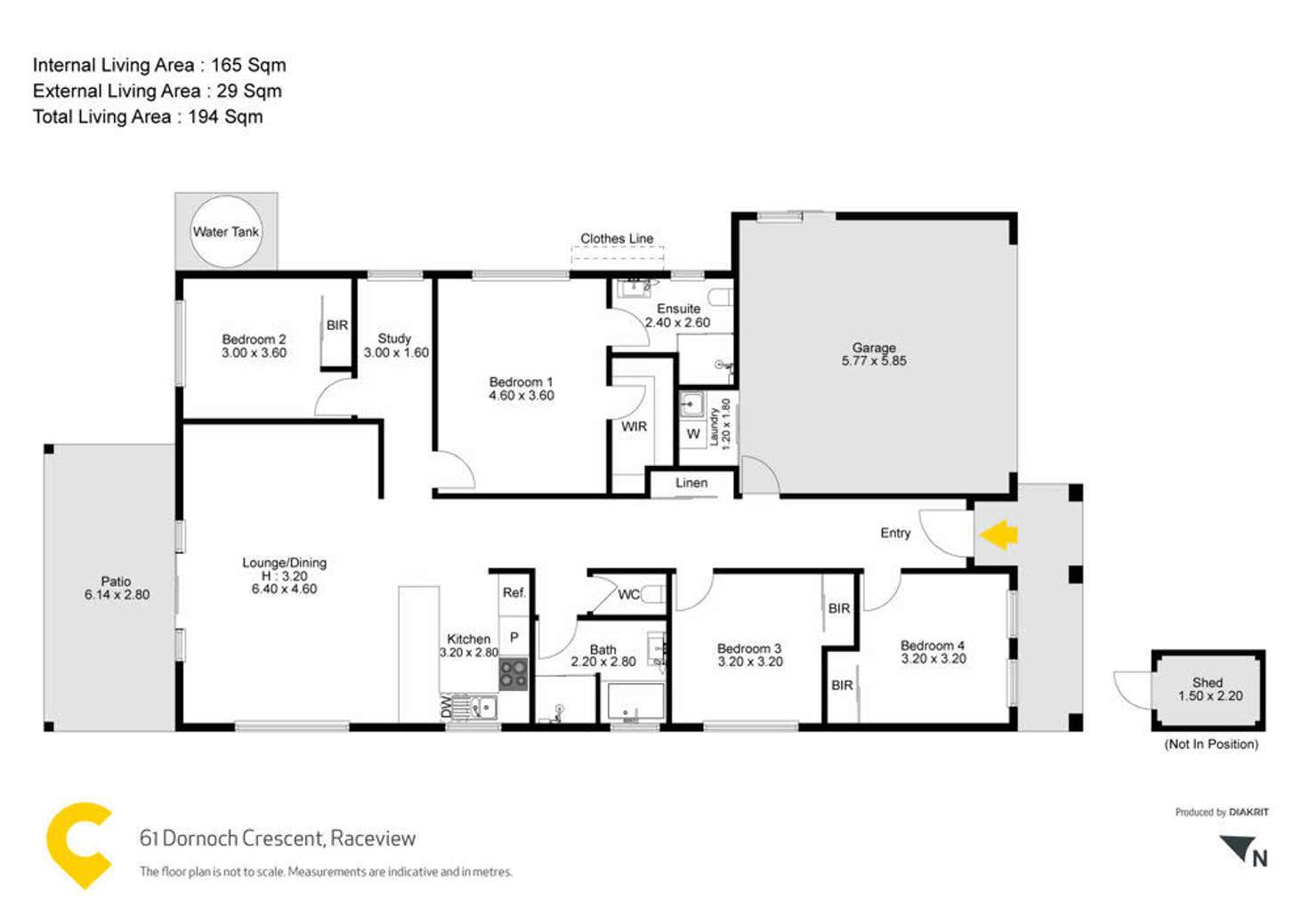 Floorplan of Homely house listing, 61 Dornoch Crescent, Raceview QLD 4305