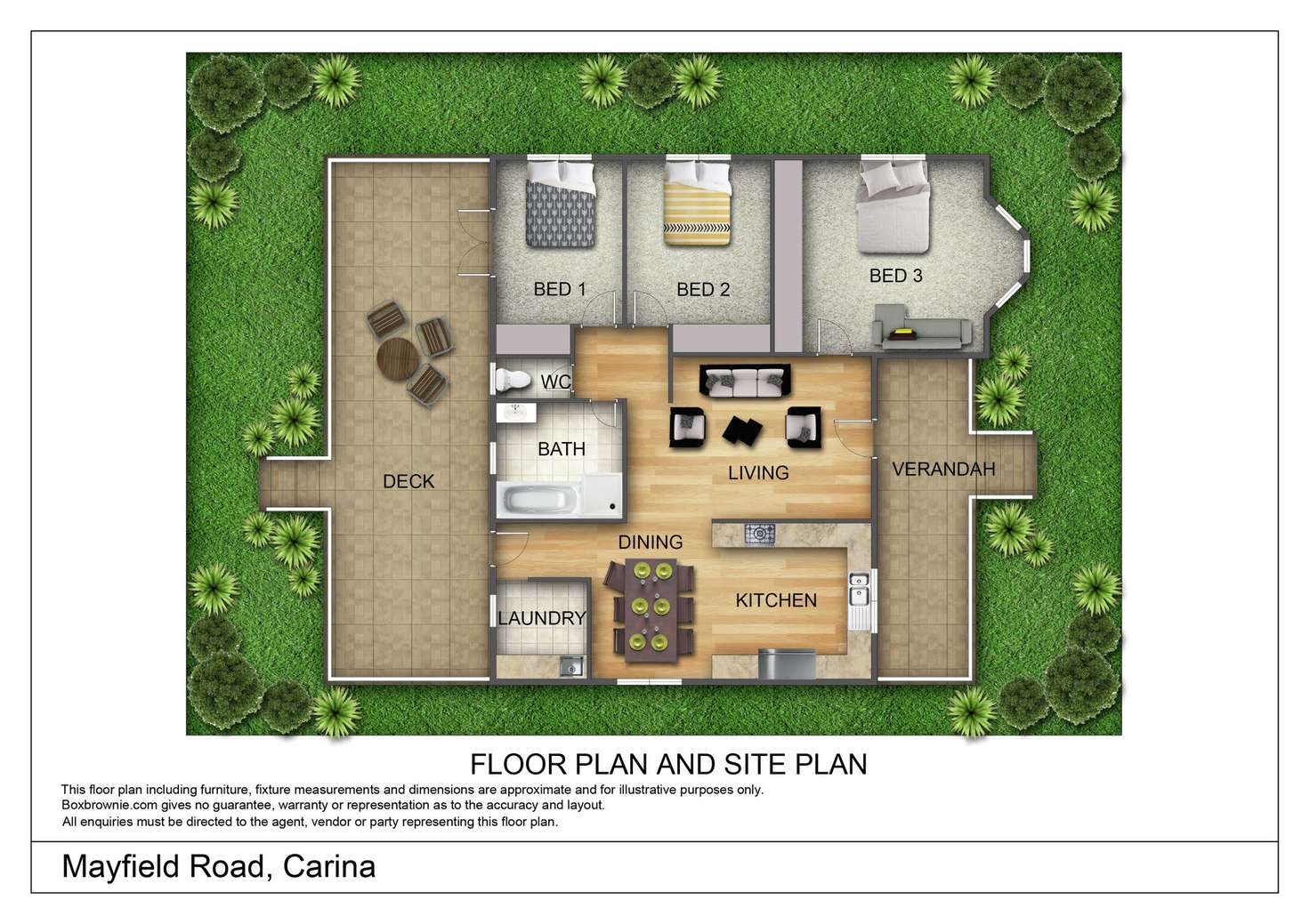 Floorplan of Homely house listing, 52 Mayfield Road, Carina QLD 4152