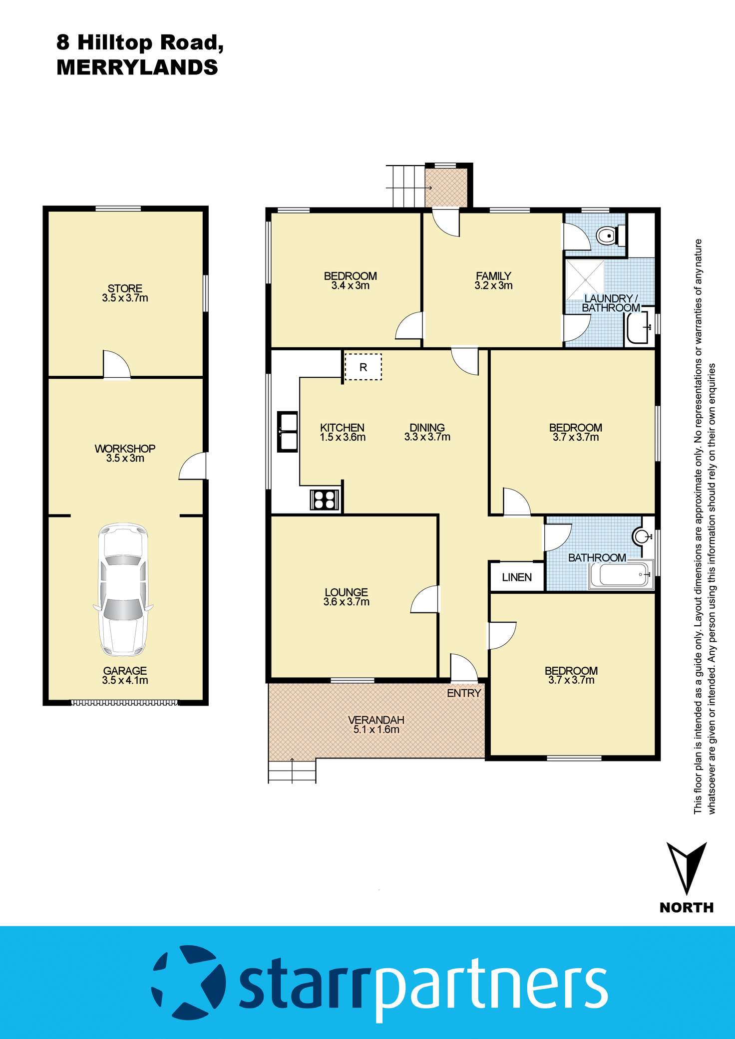 Floorplan of Homely house listing, 8 Hilltop Road, Merrylands NSW 2160