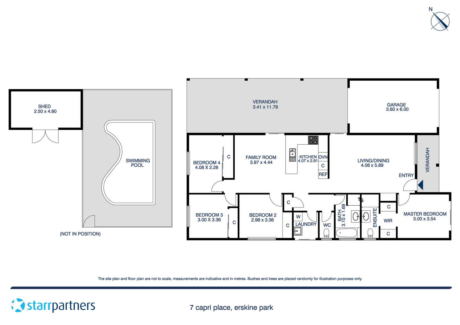 Floorplan of Homely house listing, 7 Capri Place, Erskine Park NSW 2759