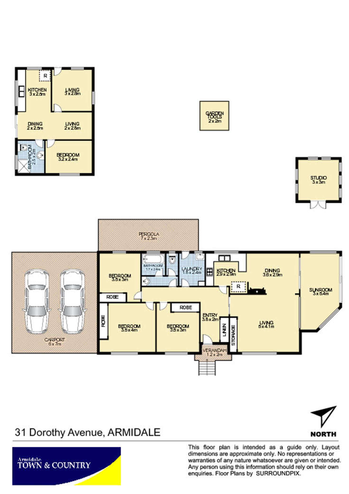 Floorplan of Homely house listing, 31 Dorothy Avenue, Armidale NSW 2350