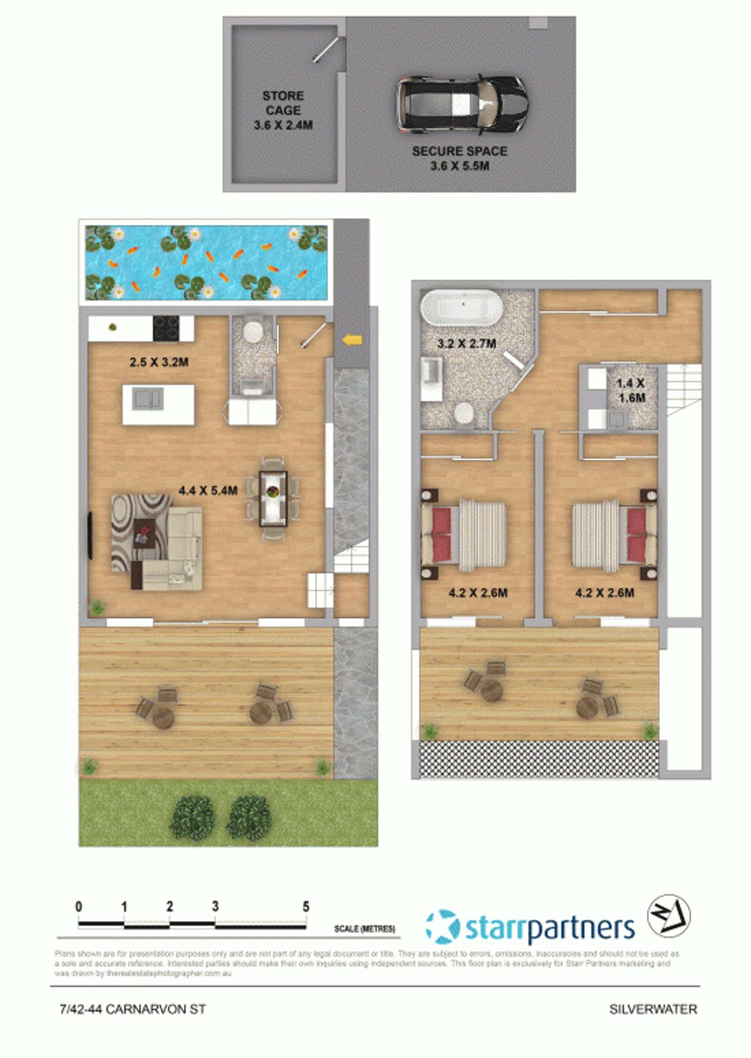 Floorplan of Homely townhouse listing, 7/42-44 Carnarvon Street, Silverwater NSW 2128