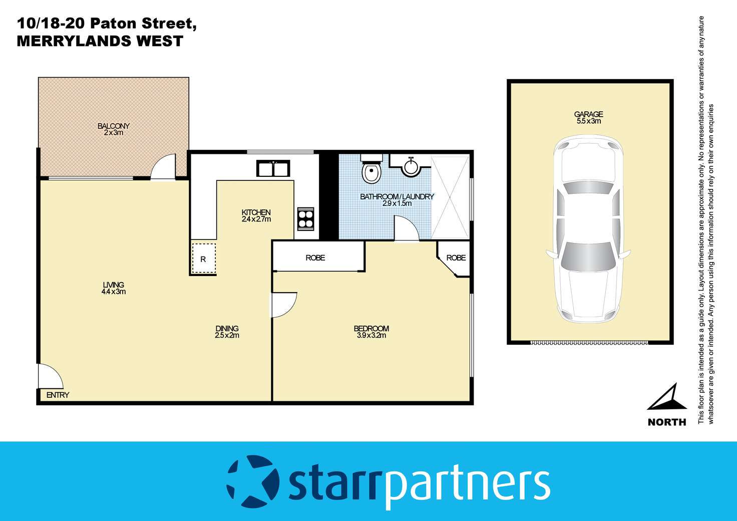 Floorplan of Homely unit listing, 10/18-20 Paton Street, Merrylands NSW 2160