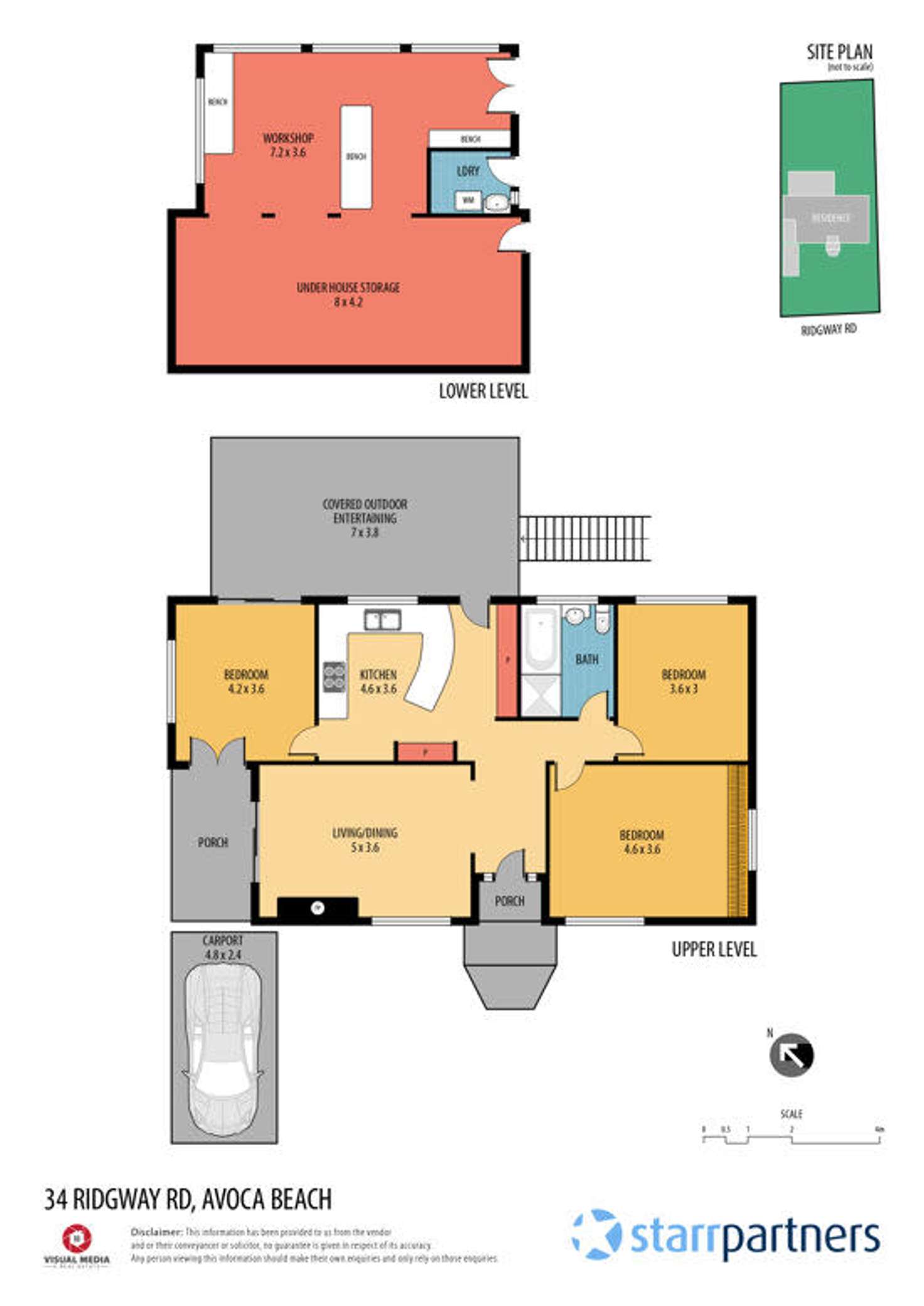 Floorplan of Homely house listing, 34 Ridgway Road, Avoca Beach NSW 2251