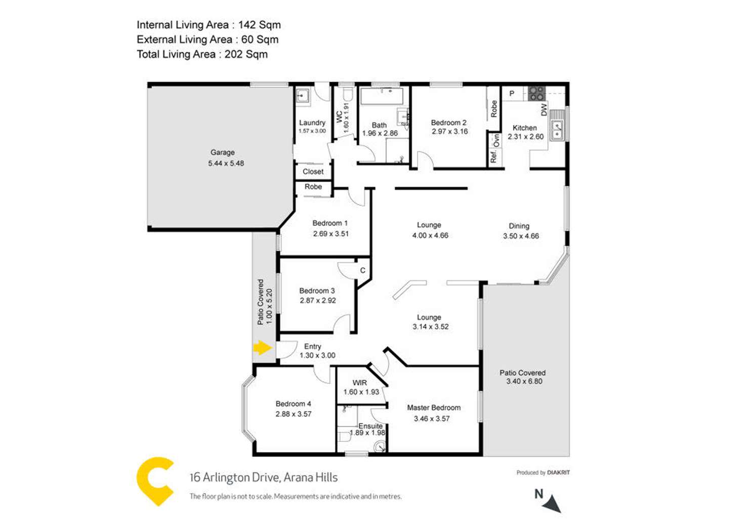 Floorplan of Homely house listing, 16 Arlington Drive, Arana Hills QLD 4054