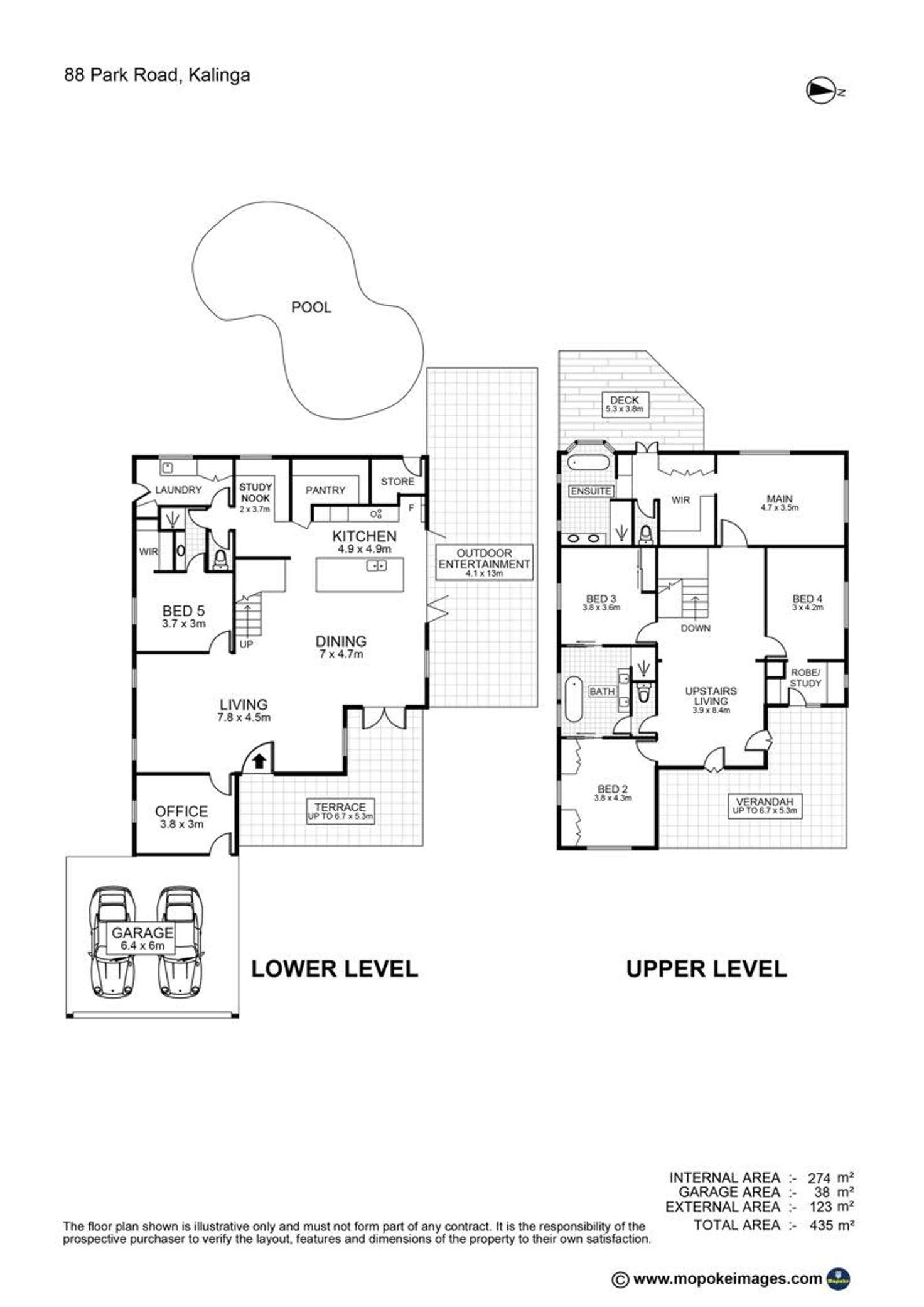 Floorplan of Homely house listing, 88 Park Rd, Wooloowin QLD 4030