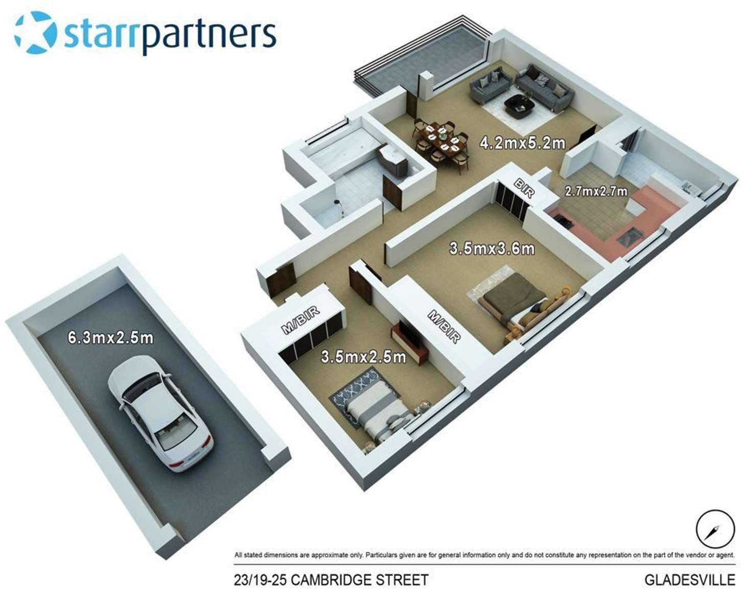 Floorplan of Homely unit listing, 23/19-25 Cambridge Street, Gladesville NSW 2111