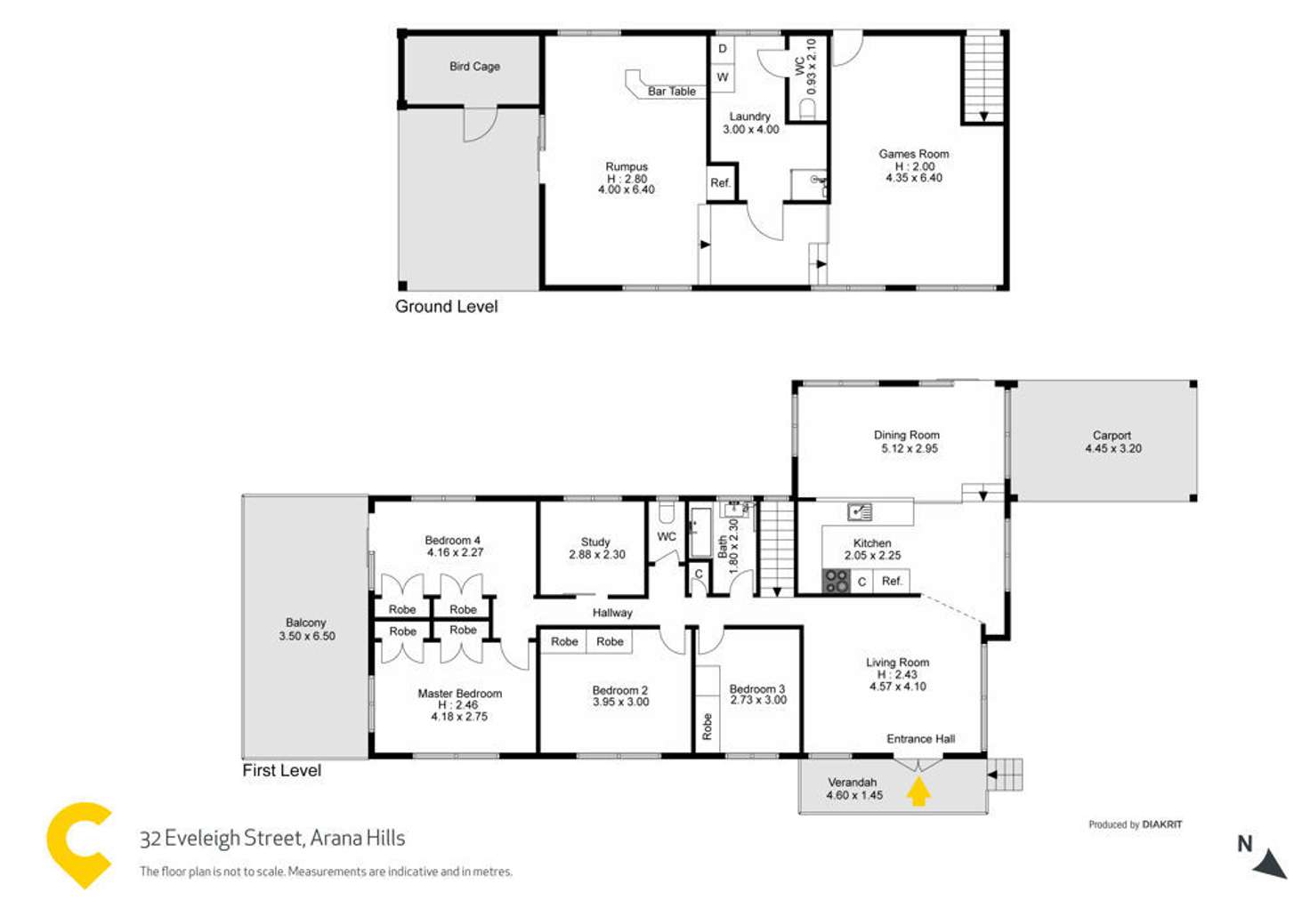 Floorplan of Homely house listing, 32 Eveleigh Street, Arana Hills QLD 4054