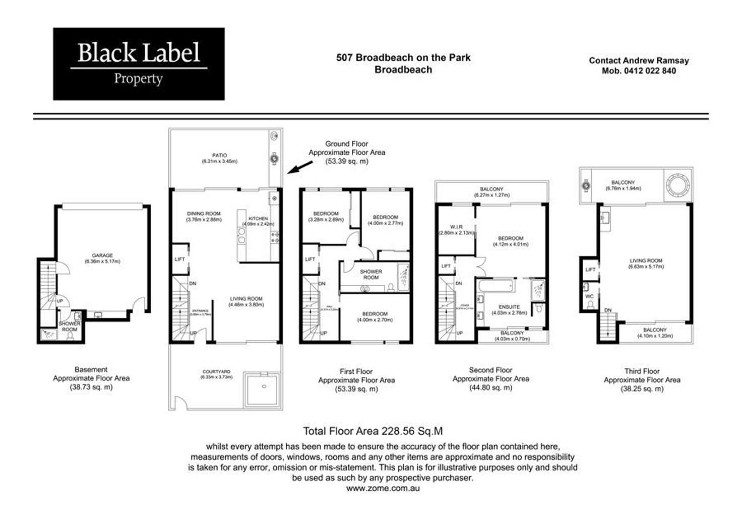 Floorplan of Homely villa listing, 4/13 Second Avenue, Broadbeach QLD 4218