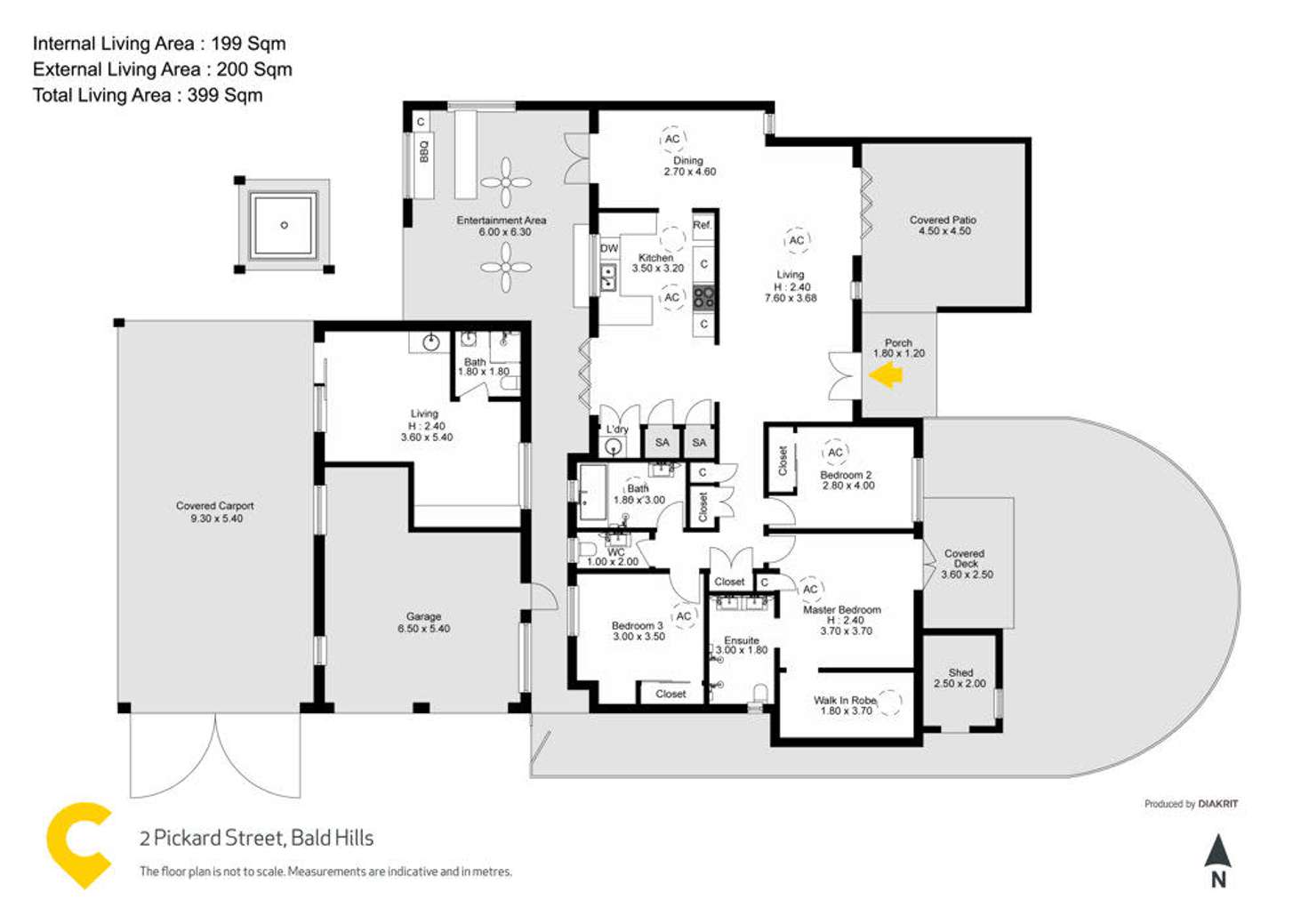 Floorplan of Homely house listing, 2 Pickard Street, Bald Hills QLD 4036