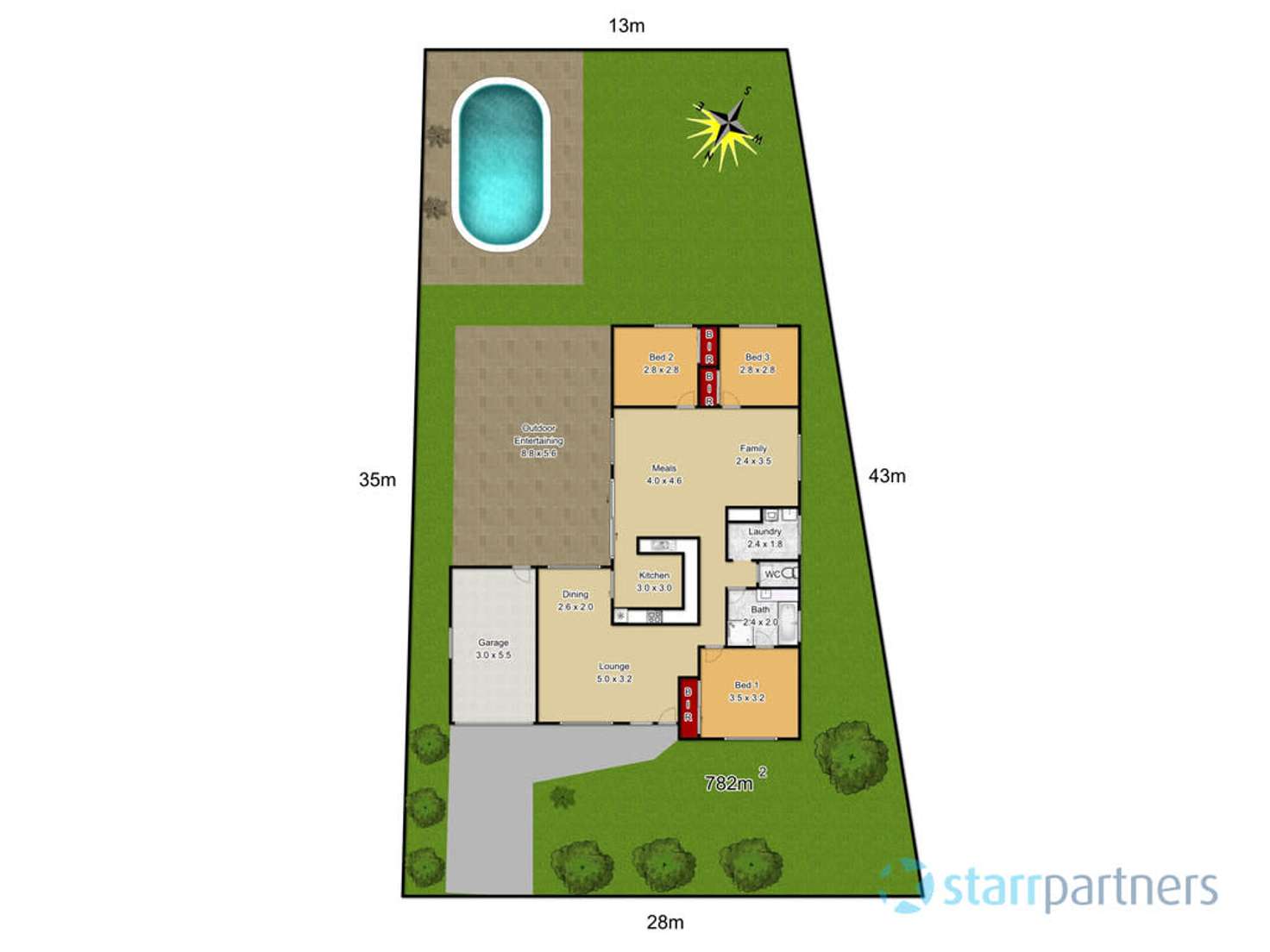 Floorplan of Homely house listing, 11 Neilson Crescent, Bligh Park NSW 2756