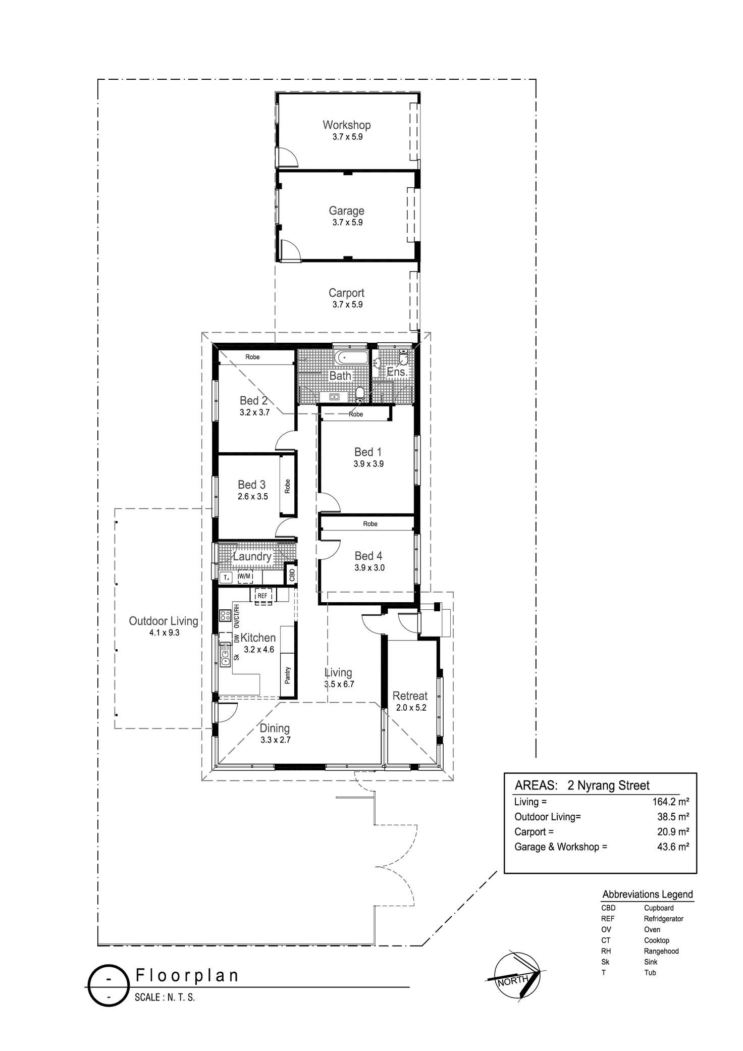 Floorplan of Homely house listing, 2 Nyrang Street, Tolland NSW 2650